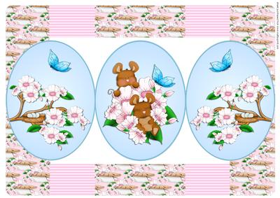 Cherry Blossom Folded Pop Up