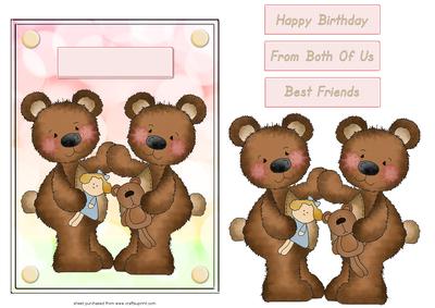 Bear Friends Card Front