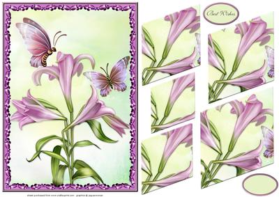 Lilies Card Front