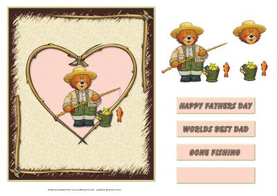 Gone Fishing Quick Card