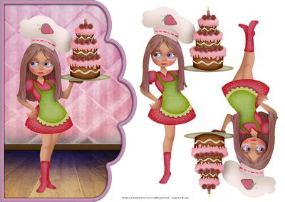 The Baker Scalloped Card Front