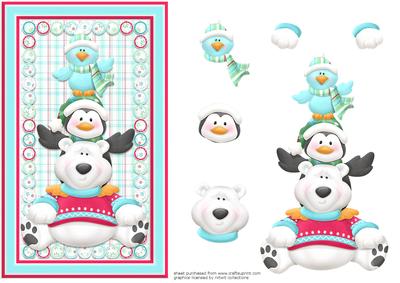 Polar Friends Card Front