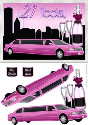 Pink Stretch Limo