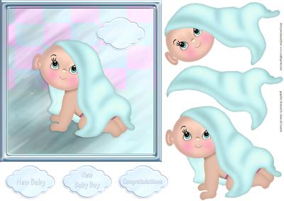 Baby Boy Card Front