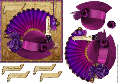 Retro Hat and Fan