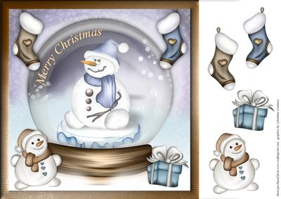 Snowman Snow Globe