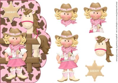 Cowgirl Quick Card