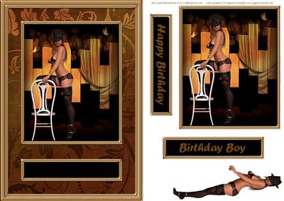 Sexy Cowgirl Quick Card
