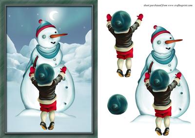 Vintage Snowman