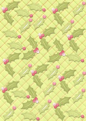Christmas Holly Background