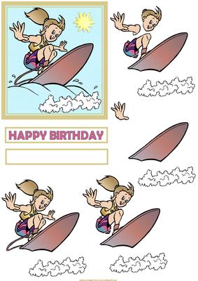 Surf Girl Topper