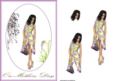 Lilac Garden Card Front