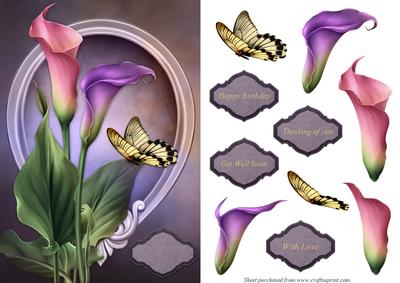 Lilies Card Front