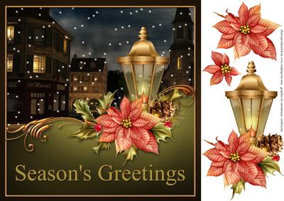 Christmas Lamplight Topper