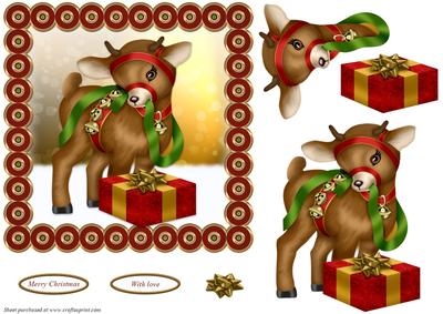 Reindeer and Christmas Gifts