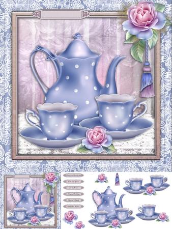 Tea and Flowers Mini Kit