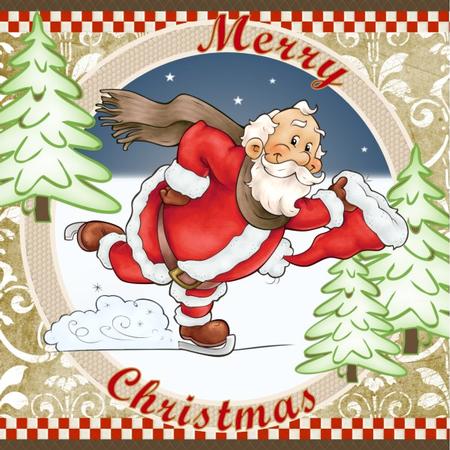 Santa on Skates