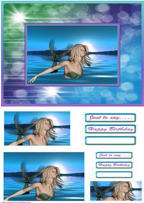 Mermaid Card Front 2