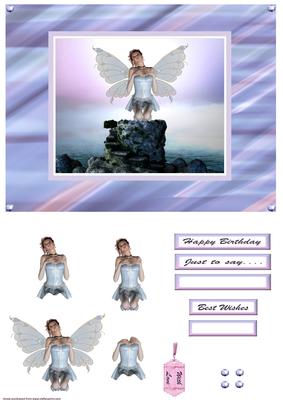 Sunlit Fairy Card Front