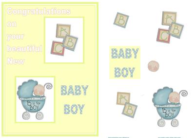 Baby Blocks Card Front
