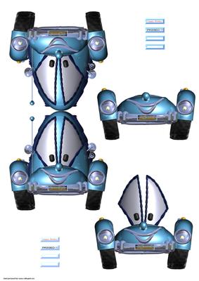 Toon Shaped Card