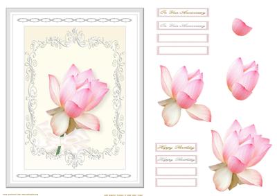 Single Rose Card Front