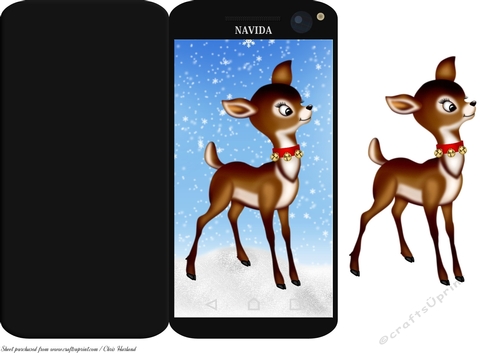 Mobile Phone Shaped Card 2