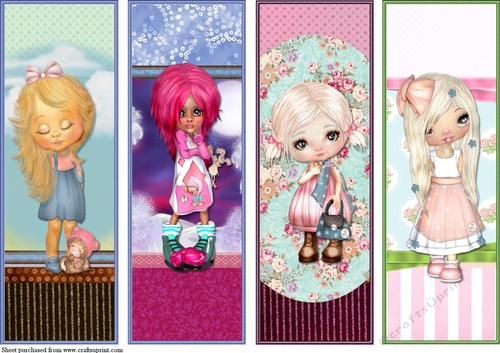 Girls Bookmarks