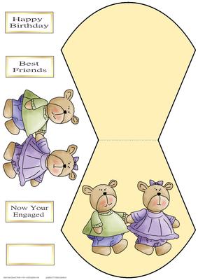 Friends Wobble Card
