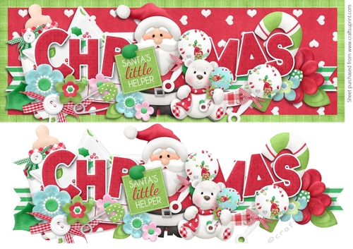 Christmas Large DL Card Front