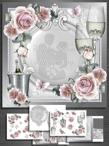 Anniversary, Wedding, Silver Anniversary mini kit
