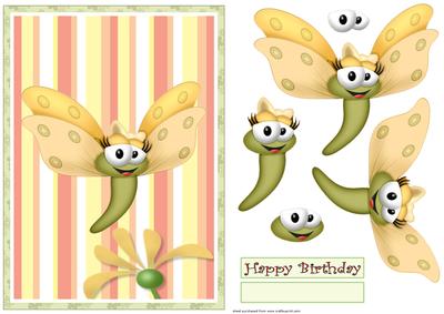 Yellow Bug Step by Step
