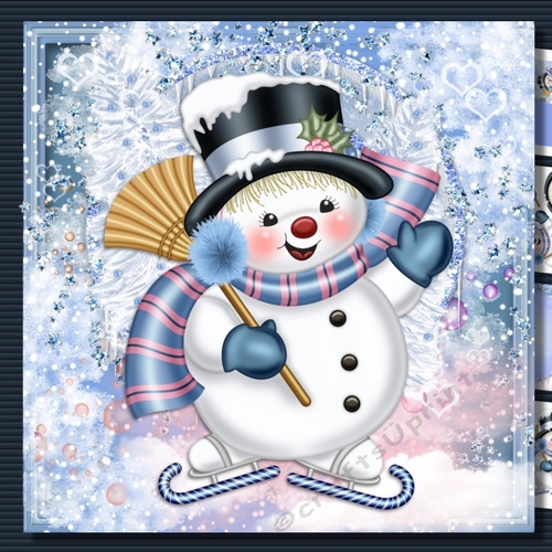 Happy Little Snowman mini kit