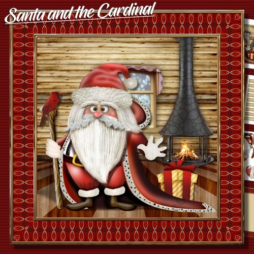 Santa and the Cardinal