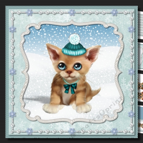 Christmas kitten mini kit
