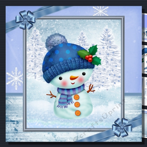 Little snowman mini kit