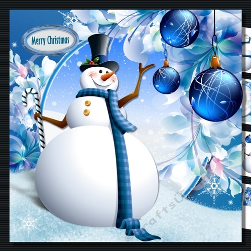 Blue Christmas mini kit