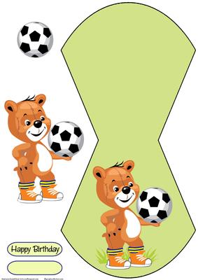 Football Bear Wobbler