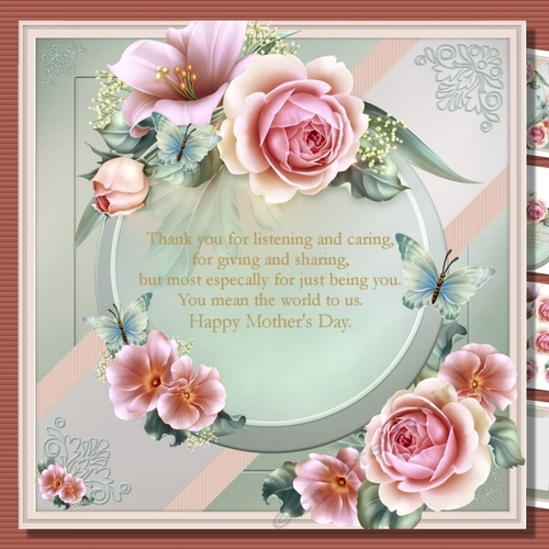 Mothers Day / Birthday Versed card front
