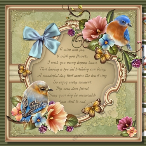 Birthday wishes mini kit