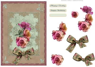 Pink Rose Step by Step