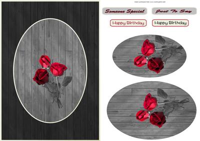 Red Roses Quick Card