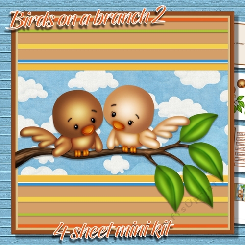 birds on a branch mini kit 2