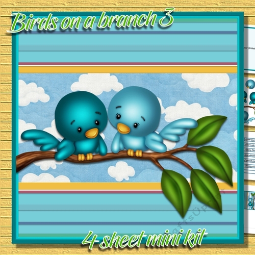 birds on a branch mini kit 3