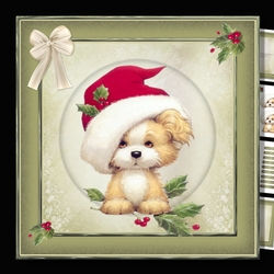 Vintage Christmas Puppy mini kit