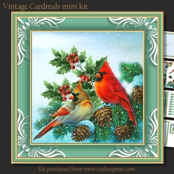 Vintage Christmas Cardinals