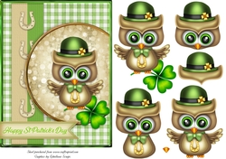 St Patricks Day Owl