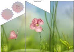 Pink Flower Cascade