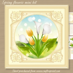 Spring flowers mini kit