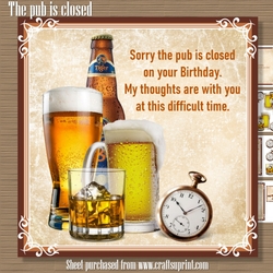 The pub is closed